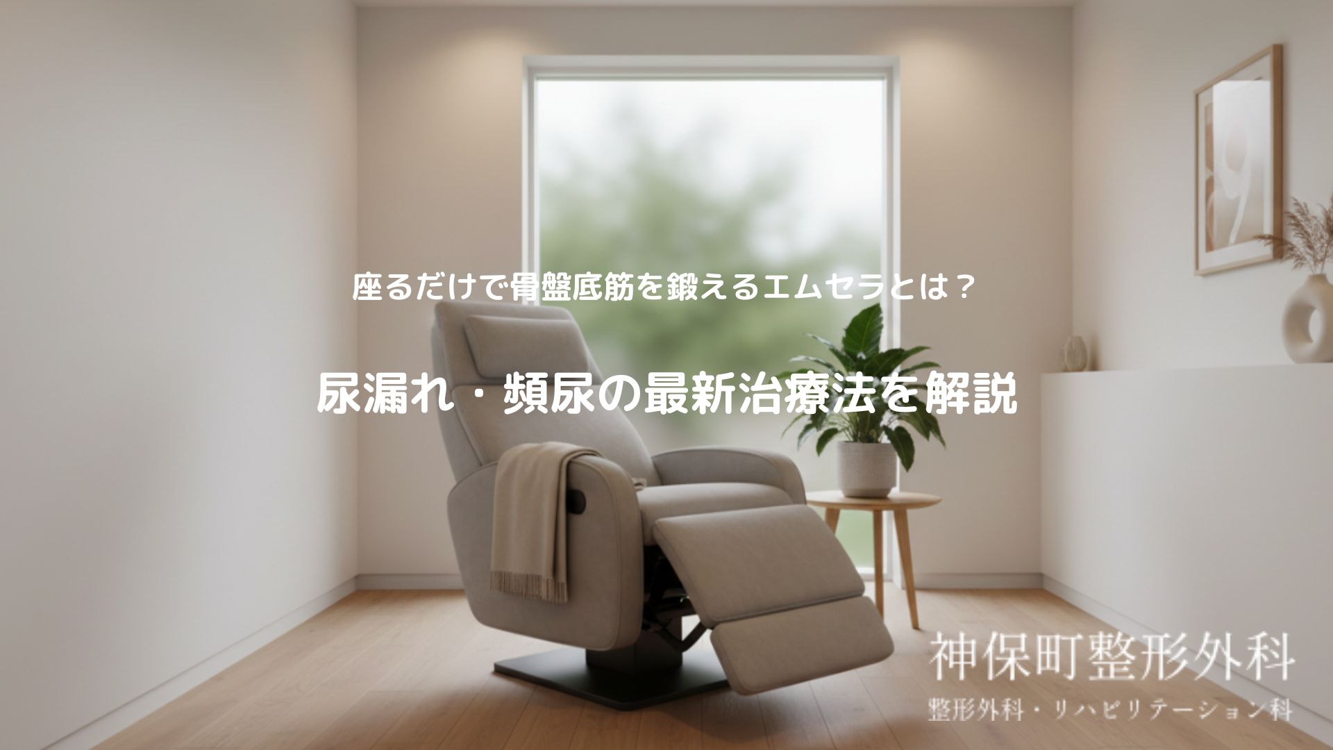 エムセラ（EMSELLA）とは何か？骨盤底筋治療の仕組みを解説
