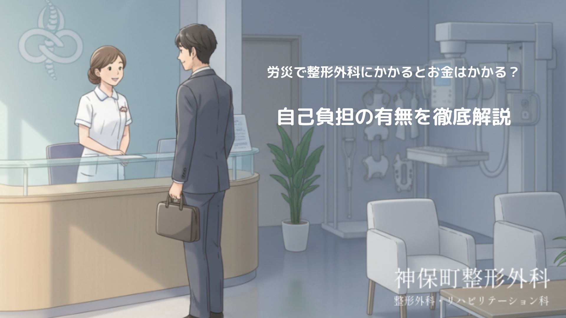 労災で整形外科を受診したとき、自己負担はかかるのか？